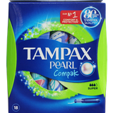 Tampax Engangspakke Hygiejneartikler Tampax Pearl Compak Super 18-pack