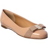 2,5 - Sølv Lave sko Ferragamo Varina Patent Ballet Flat