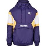 Starter Joggingbukser Tøj Starter Men's Color Block Half Zip Retro Jacket - Start Purple/White/Buff Yellow