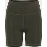 Bambus - Grøn - S Tøj Boody High-Waist Shorts Dark Olive Motivate