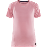 Ballonærmer - Meshdetaljer - Pink Tøj Craft Sportsware Pro Hypervent Short Sleeve Tee Women - Dawn