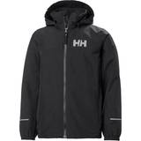 Aftagelig hætte Regnjakker Helly Hansen Junior's Juell Waterproof Jacket - Black (41778-990)