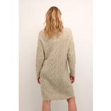 Cream Dame Sweatere Cream Kjole crCabin Knit Dress – Mollie Fit Natur