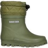 Nylon Børnesko Rubber Duck Kid's Thermal Boots - Army Green