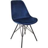 Blå - Metal Stole AC Design Furniture Emanuel Navy/Black Køkkenstol 85.5cm