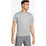 Sølv Tøj Nike Løbe T-Shirt Dri-FIT UV Miller Grå/Sølv