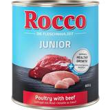 Rocco Vådfoder Kæledyr Rocco Junior Kyllingehjerter & Ris Hundefoder