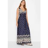 20 - 32 - Blå Kjoler LTS tall navy blue daisy print maxi dress
