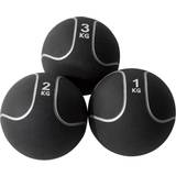 Gorilla Sports Medizinball Set Schwarz Silber 6 kg