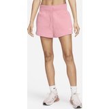 48 - Dame - Pink Shorts Nike Sportswear Phoenix-shorts med høj talje fleece til kvinder Pink