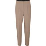 Vero Moda Sandy High Waist Pants - Brown/Silver Mink