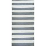 Ib Laursen Wide Striped Grå 90x180cm
