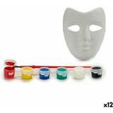 Børn Masker Kostumer Pincello Håndværkssæt Maske Hvid Plastik 12 enheder