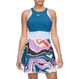 Nike Dame Kjoler Nike Court Dri-FIT Slam-kjole til kvinder blå