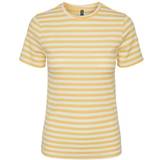 Pieces Bomuld - Gul T-shirts & Toppe Pieces Ruka T-Shirt Damer Størrelse: Gul