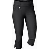 Slids - Slim Bukser & Shorts Daily Sports Magic Capri Pants - Black