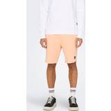 Herre - L - Pink Shorts Only & Sons Regular Fit Sweatshort