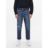 Only & Sons Dame - Trompetærmer Jeans Only & Sons Onsavi Beam Crop Blue Dam Pk 2104