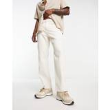 42 - Hvid Jeans Only & Sons Edge Ecru posede jeans-Neutral Beige