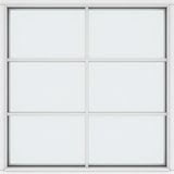 Hvide - Trippelt-ruder Faste vinduer Klar FK6-1V_138 Træ Fast vindue Vindue med 3-lags glas 60x75cm