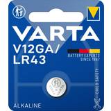 Batterier - LR43 Batterier & Opladere Varta V12GA