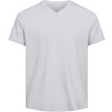 Panos Emporio Hvid T-shirts & Toppe Panos Emporio BAMBOO/COTTON TEE V-NECK Hvid