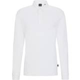 HUGO BOSS Pado Embroidery Logo Polo Shirt - White