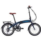 Sammenklappelige el-cykler - Unisex El-bycykler Evobike Travel 378Wh -Blue Unisex
