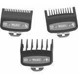 Blå - Genopladeligt batteri Barberhoveder Wahl 3 pack premium metal cutting comb
