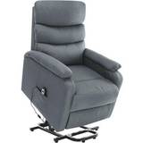 Massagestole vidaXL Stand-up Massage Recliner Light Gray Fabric TV Chair Armchair Furniture