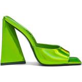 12,5 - Læder Sandaler med hæl The Attico Devon - Holographic Green