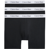 Calvin Klein Ensfarvet Tøj Calvin Klein Stretch Boxer Briefs 3-pack - Black