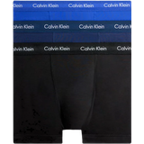 Blå - Bomuld Undertøj Calvin Klein Cotton Stretch Trunks 3-pack - Cobalt Blue/Night Blue/Black