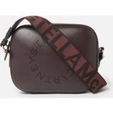 Stella McCartney Skulderrem Tasker Stella McCartney Logo Mini Bag, Woman, Chocolate Brown