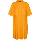 Orange - Viskose Kjoler Vero Moda Line Tunika, Radiant Yellow