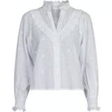 48 - Flæse - Hvid Tøj Neo Noir Degas Blouse - White