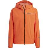Adidas Orange Overtøj adidas Men's Terrex Multi Rain.Rdy 2.5-Layer Rain Jacket - Semi Impact Orange