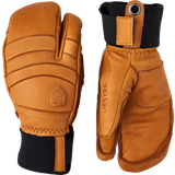 Brun - Skind Handsker & Vanter Hestra Fall Line 3-Finger Gloves - Cork