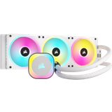 1155 Vandkøling Corsair iCUE LINK H150i White 360mm RGB All-In-One Liquid 3x120mm
