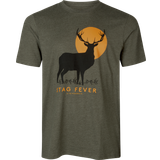 Seeland Jagt Overdele Seeland Stag Fever T-shirt Pine Green Melange