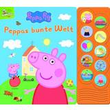 Gurli Gris Klistermærker Peppa Pig Peppas bunte Welt Interaktives Pappbilderbuch mit 10 lustigen Geräuschen