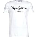 Pepe Jeans Hvid Overdele Pepe Jeans T shirt ORIGINAL STRETCH men