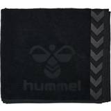 Håndklæder Hummel Old School Large Badezimmerhandtuch Schwarz