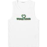 Wood Wood T-shirts & Toppe Wood Wood Nicole Rib Vest White Hvid