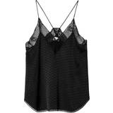 Zadig & Voltaire Dame T-shirts & Toppe Zadig & Voltaire Christy Jacquard Zv Silk Camisole