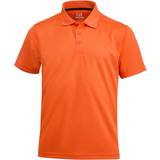 Orange - Slim Overdele Cutter & Buck Kelowna Polo T-shirt - Peach