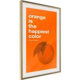 Artgeist Orange Colour Plakat