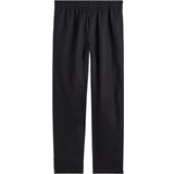 H&M Sort Bukser & Shorts H&M Reguler Fit Linen Trouser - Black