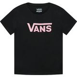 Vans Piger Overdele Vans Kid's Flying V Crew T-shirt - Black