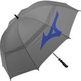 Mizuno Grey/Blue Golf 2021 Mens 68" Tour Twin Double Canopy Vented Golf Umbrella
